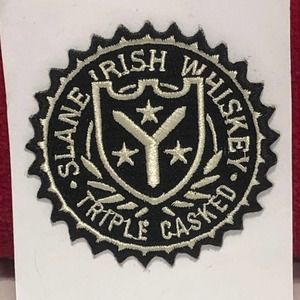 Slane Triple Casked Branded Embroidered Stick On Patch